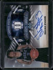 2024-25 Bowman University Chrome Campus Visits Autographs Isaiah Evans #CVA-IE card