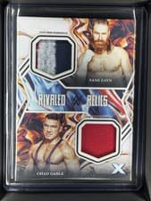 2025 Topps Exalted WWE Wrestling Rivaled Relics Chad Gable/Sami Zayn #RR-ZG card