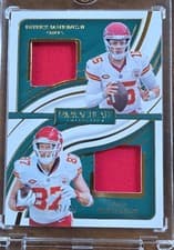 Patrick Mahomes II 2024 Panini Immaculate Collection Immaculate Numbers Memorabilia card