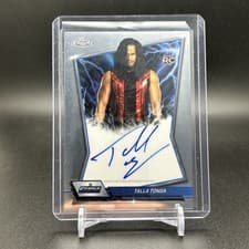 2026 Topps Chrome WWE Blue Brand Autographs Talla Tonga #BBA-TAL card