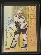 2025-26 Flair Autographics Nick Foligno #A-NF card