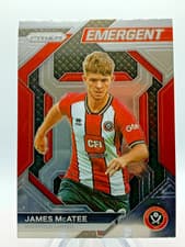 James McAtee 2023 Panini Prizm Premier League Emergent card