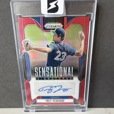 2025 Panini Prizm Sensational Signatures Trey Yesavage #SS-TY card