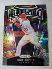 2019 Panini Prizm Illumination Mike Trout #I-10 card