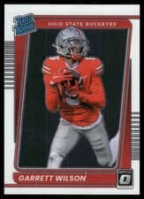 Garrett Wilson 2022 Panini Chronicles Draft Picks Donruss Optic Rated Rookie card