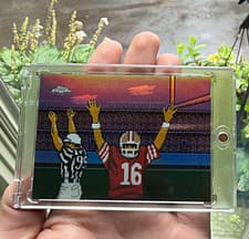 2025 Topps Chrome Tecmo Joe Montana #TECMO-7 card