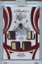 2025 Panini Flawless Rookie Showcase Tyler Shough #10 card