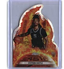 2024-25 Topps Chrome 451 Stephon Castle #451-18 card