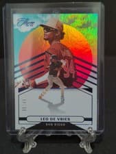 2025 Panini Three and Two On The Horizon Leo De Vries #2 card
