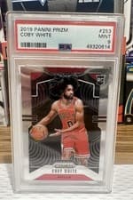 Coby White 2019 Panini Prizm card