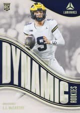 2024 Panini Luminance Dynamic Rookies J.J. McCarthy #DR-JMY card