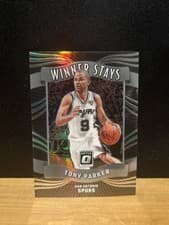 Tony Parker 2023 Donruss Optic Winner Stays card