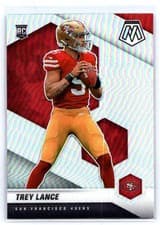 Trey Lance 2021 Panini Mosaic card