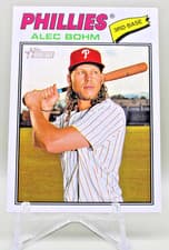 Alec Bohm 2026 Topps Heritage card