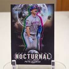 2025 Topps Chrome Black Nocturnal Pete Alonso #NOC-20 card