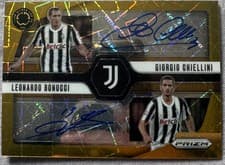 2025 Panini Prizm FIFA Club World Cup Dual Signature Giorgio Chiellini / Leonardo Bonucci #DS-JA
