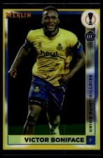Victor Boniface 2022 Topps Merlin Chrome UEFA Club Competitions card