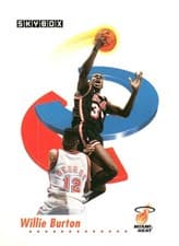 Willie Burton 1991-92 SkyBox Base Set card
