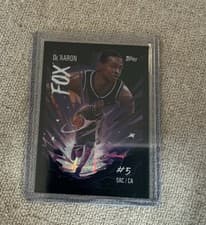 2024-25 Topps Chrome Ultra Violet All-Stars De'Aaron Fox #UVAS-13 card