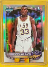 2025-26 Bowman RetroFractor Shaquille O'Neal #RV-SA card
