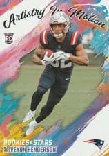 2025 Panini Rookies & Stars Artistry in Motion TreVeyon Henderson #14 card