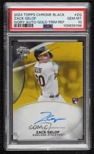 2024 Topps Chrome Black Ivory Autographs Zack Gelof #CPA-ZG card