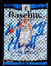 2025-26 Finest Baseline Autographs Duncan Robinson #BA-DR card