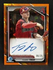 2024 Bowman Sapphire Edition Autographs Tommy Troy #BSPA-TT card