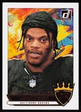 2025 Donruss Gridiron Kings Lamar Jackson #GK-LJN card