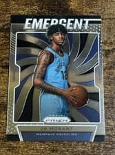 2019 Panini Prizm Emergent JA Morant Green Prizm #17 card