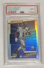 2025 Panini Luminance Animation Malik Nabers #7 card