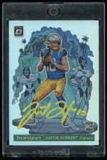 Justin Herbert 2020 Panini Donruss Optic Downtown card
