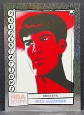 2024-25 Hoops Presentations Reed Sheppard #13 card