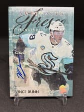 2024-25 Upper Deck Artifacts Fresco Signatures Vince Dunn #FS-VD card