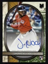 2025 Topps Museum Collection Archival Autographs Jhonkensy Noel #AA-JN card