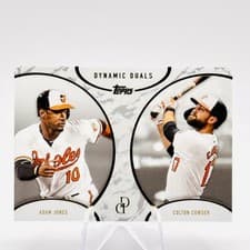 2025 Topps Dynamic Duals Base Set Adam Jones / Colton Cowser #22 card
