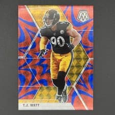 T.J. Watt 2020 Panini Mosaic card