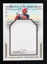2024 Panini Boys of Summer Jumbo Prospect Materials Elijah Green #JPM-EG card