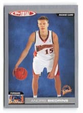 Andris Biedrins 2004-05 Topps Total Base Set card