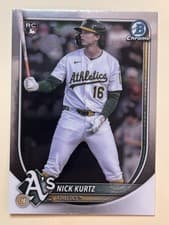 Nick Kurtz 2025 Bowman Chrome card