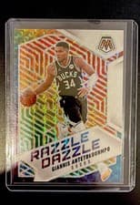2024-25 Panini Mosaic Razzle Dazzle Giannis Antetokounmpo #1 card