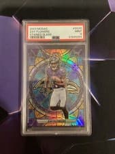 Zay Flowers 2023 Panini Mosaic Stained Glass card