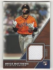 2026 Topps Major League Material Relics Brice Matthews #MLM-BM card