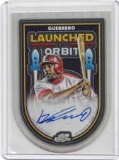 2025 Topps Cosmic Chrome Launched Into Orbit Autographs Vladimir Guerrero #LIOA-VG card