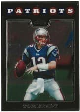 Tom Brady 2008 Topps Chrome card