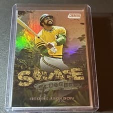 Reggie Jackson 2025 Stadium Club Savage Sluggers card