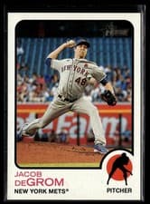 Jacob deGrom 2022 Topps Heritage card