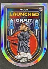 2025 Topps Cosmic Chrome Launched into Orbit James Wood #LIO-32 card