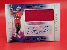 2025 Panini Origins Rookie Jumbo Jersey Autographs Tez Johnson #41 card