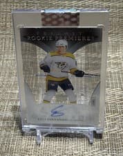 2024-25 Upper Deck Clear Cut Rookie Tribute Autos Eeli Tolvanen #RA-1N card